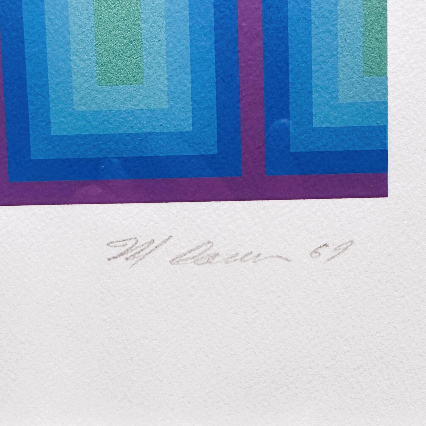 23-227-Original Op-Art 1969 Silkscreen Print-3