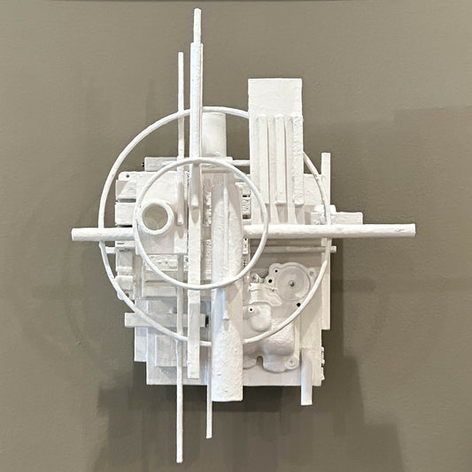 23-292-Heller-White-Sculpture-Assemblage-1