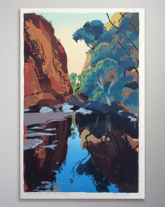 25-094 Nancy Ranson Australia Serigraph 19 x 13